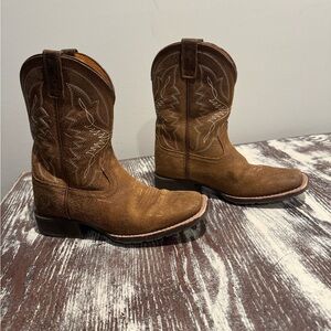 Boys 1Y Ariat Brown Western Boots